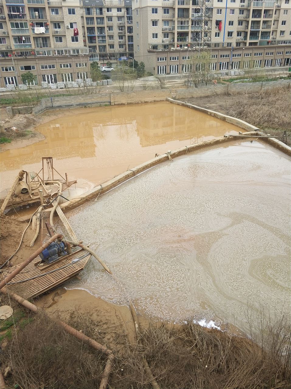 东英镇沉淀池淤泥清理-厂区废水池淤泥清淤